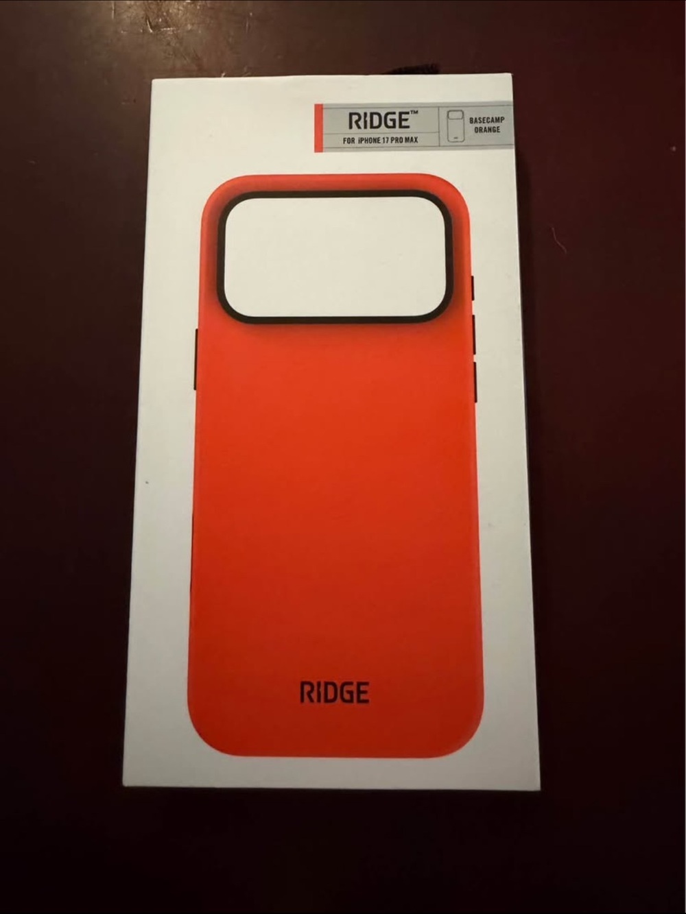 RIDGE Basecamp Orange Case for iPhone 13 Pro Max - Protective Slim Cover